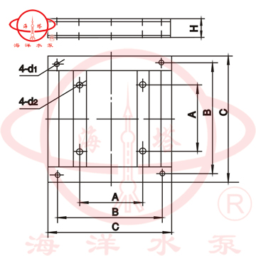 DL立式清水低轉速多級泵附件及安裝尺寸