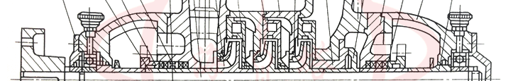 D/DG型卧式鍋爐多級泵結構說明